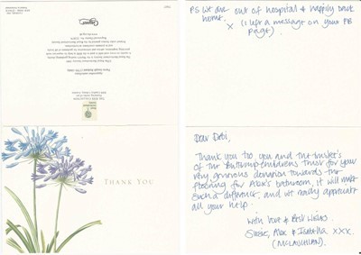 Thank you card