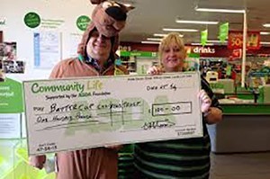 Charity collection for Buttercup Children's Trust